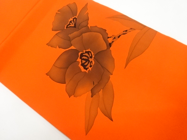 塩瀬枝花模様名古屋帯